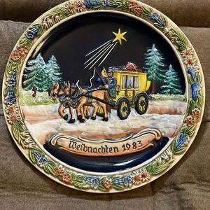 Vintage 1983 Thewalt Grenzau Limited Edition German Plate.